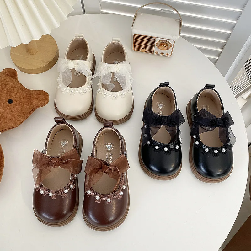 2025 Spring Autumn Little Toddler Girl Leather Dress Shoes Kids Cute Oxfords Bright Colors Girls Party Performance Dance Shoes – Image 4