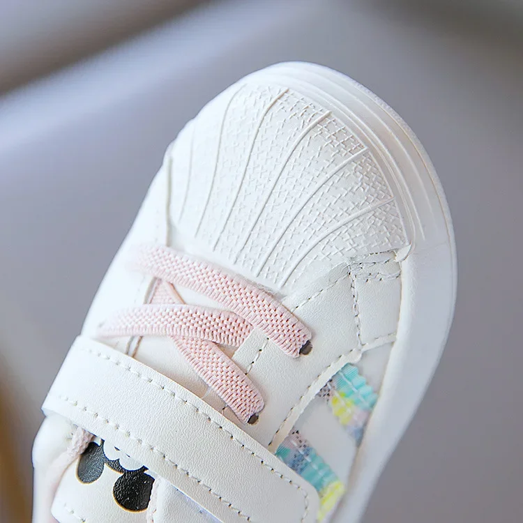 Disney White Casual Shoes For Baby Boy Girl Brand Children Sneaker Mickey Mouse Kids Sports Shoes Toddler Walking Shoes – Image 32