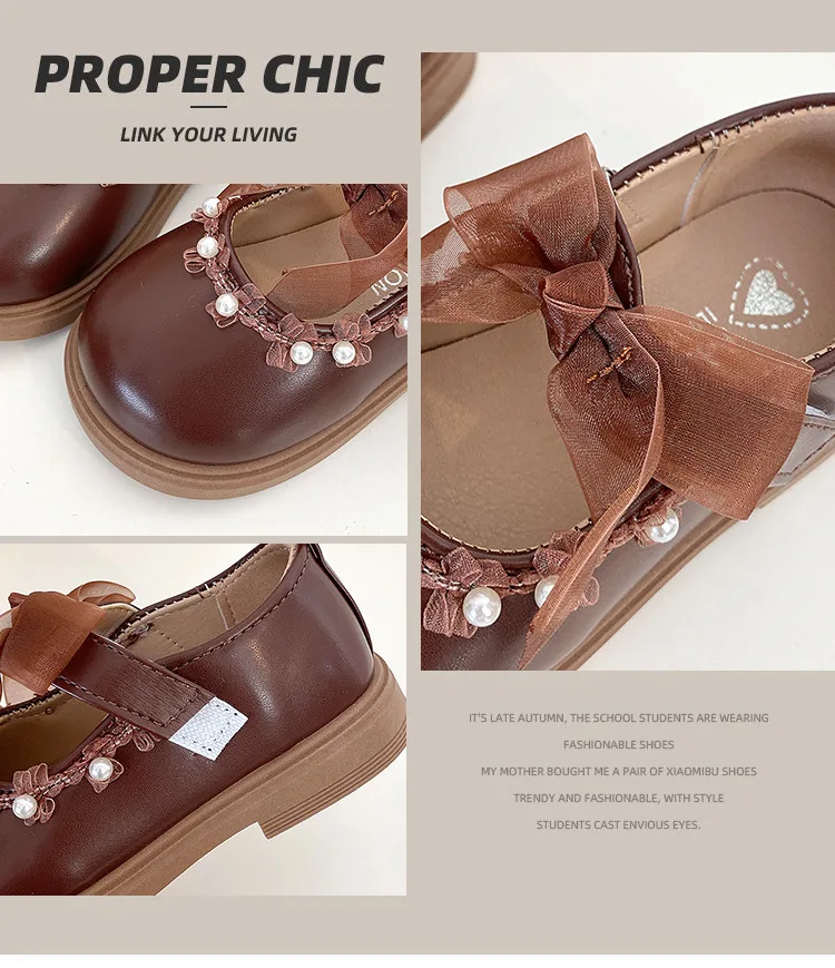 2025 Spring Autumn Little Toddler Girl Leather Dress Shoes Kids Cute Oxfords Bright Colors Girls Party Performance Dance Shoes – Image 11