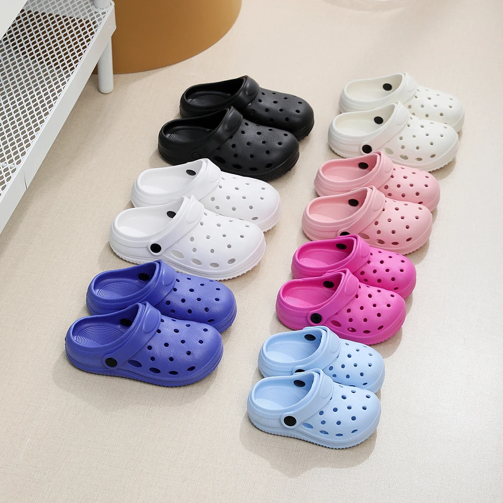 Fashion Waterproof Slippers Children Sandals Shoes Summer Outdoor Slides Soft Sole Garden Shoes Indoor Nursing Clogs Sandals – Image 3