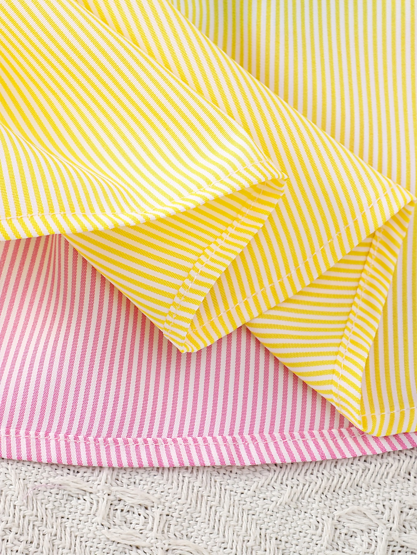 A Cute And Loose Summer Dress for Baby Girls Featuring Colorful Stripes And a Contrasting Design, Paired with a Bow Bag, Perfect for Vacation Relaxation And Everyday Wear – Image 15