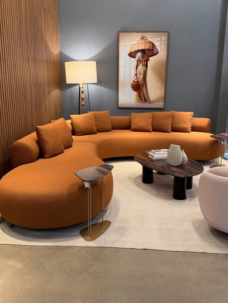 Ensemble de canapé modulaire convertible en forme de L moderne en tissu velours éponge avec housse amovible et lavable pour salon et appartements