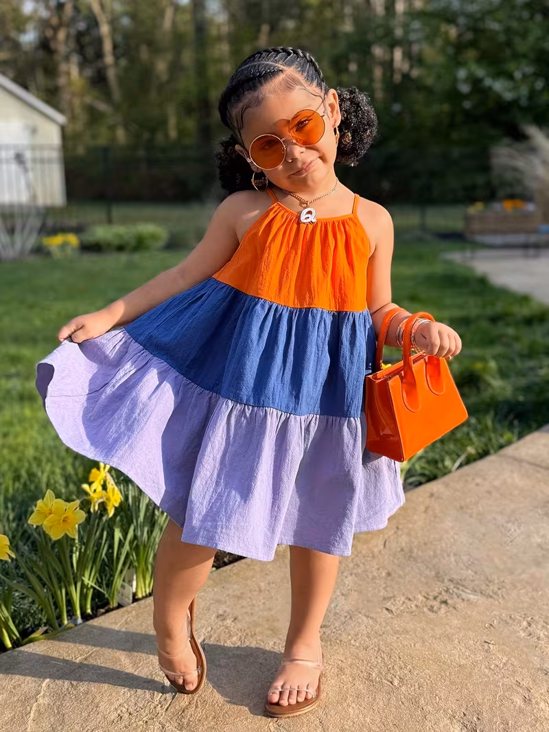 robe à Bretelles Tendance pour Filles - Nouveau Style Décontracté et Moderne – Image 3