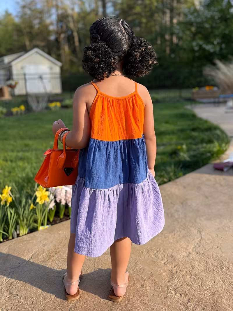 robe à Bretelles Tendance pour Filles - Nouveau Style Décontracté et Moderne – Image 2