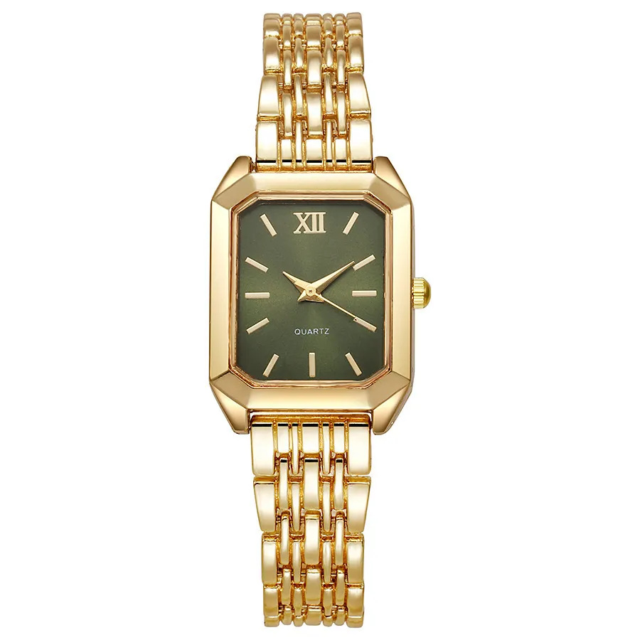 Montre-bracelet carrée à quartz simple et élégante pour femme ; – Image 2