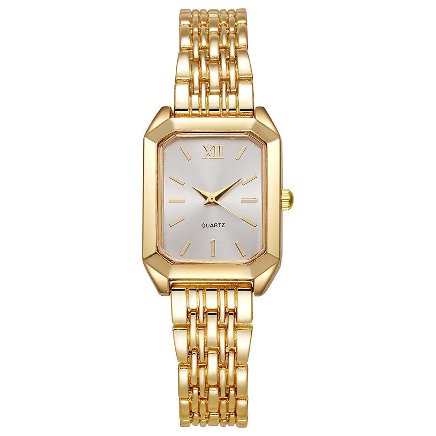 Montre-bracelet carrée à quartz simple et élégante pour femme ; – Image 3