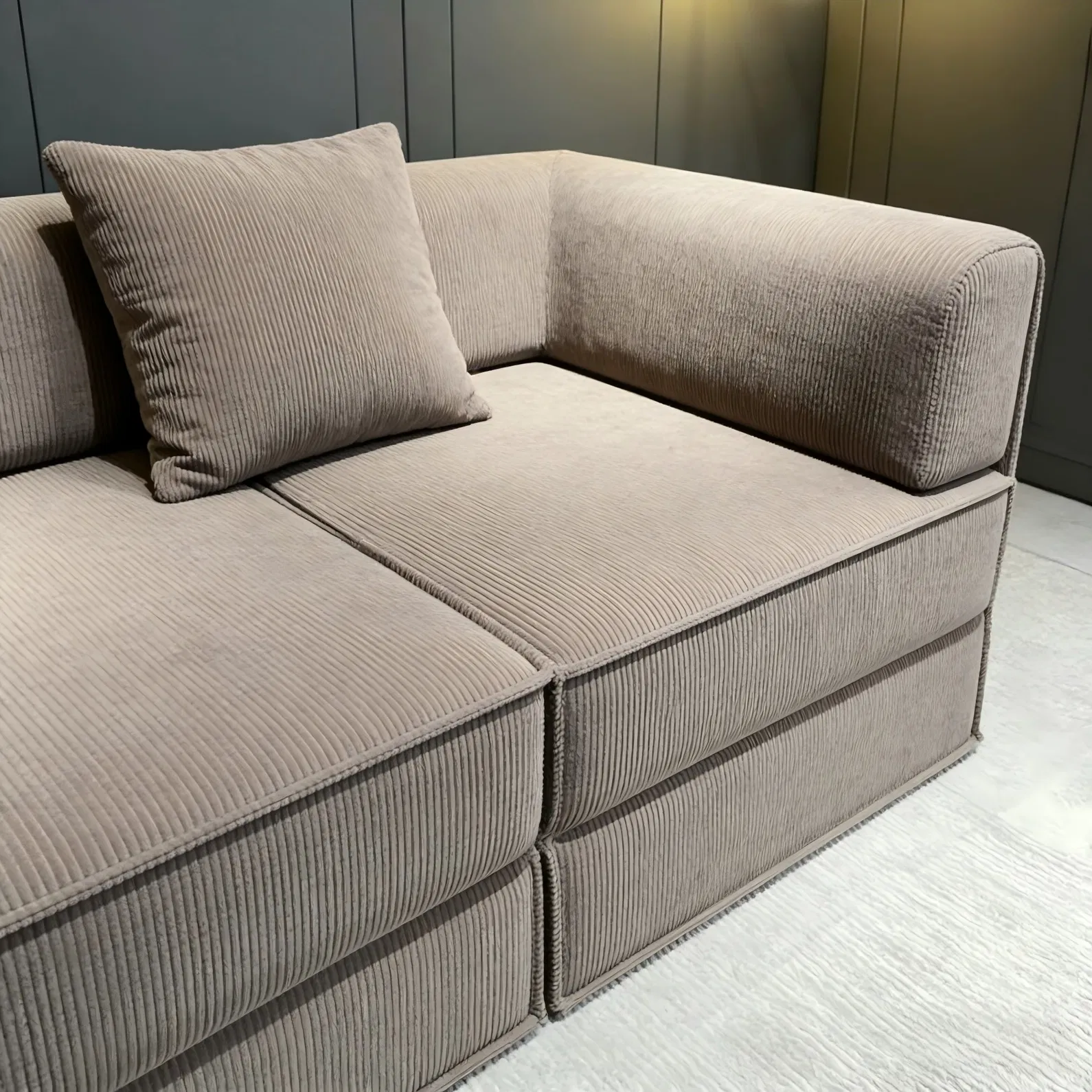 Fauteuil pliant 3 places, canapé-lit, canapé compressible et combinable, ensemble de canapés pour salon – Image 6