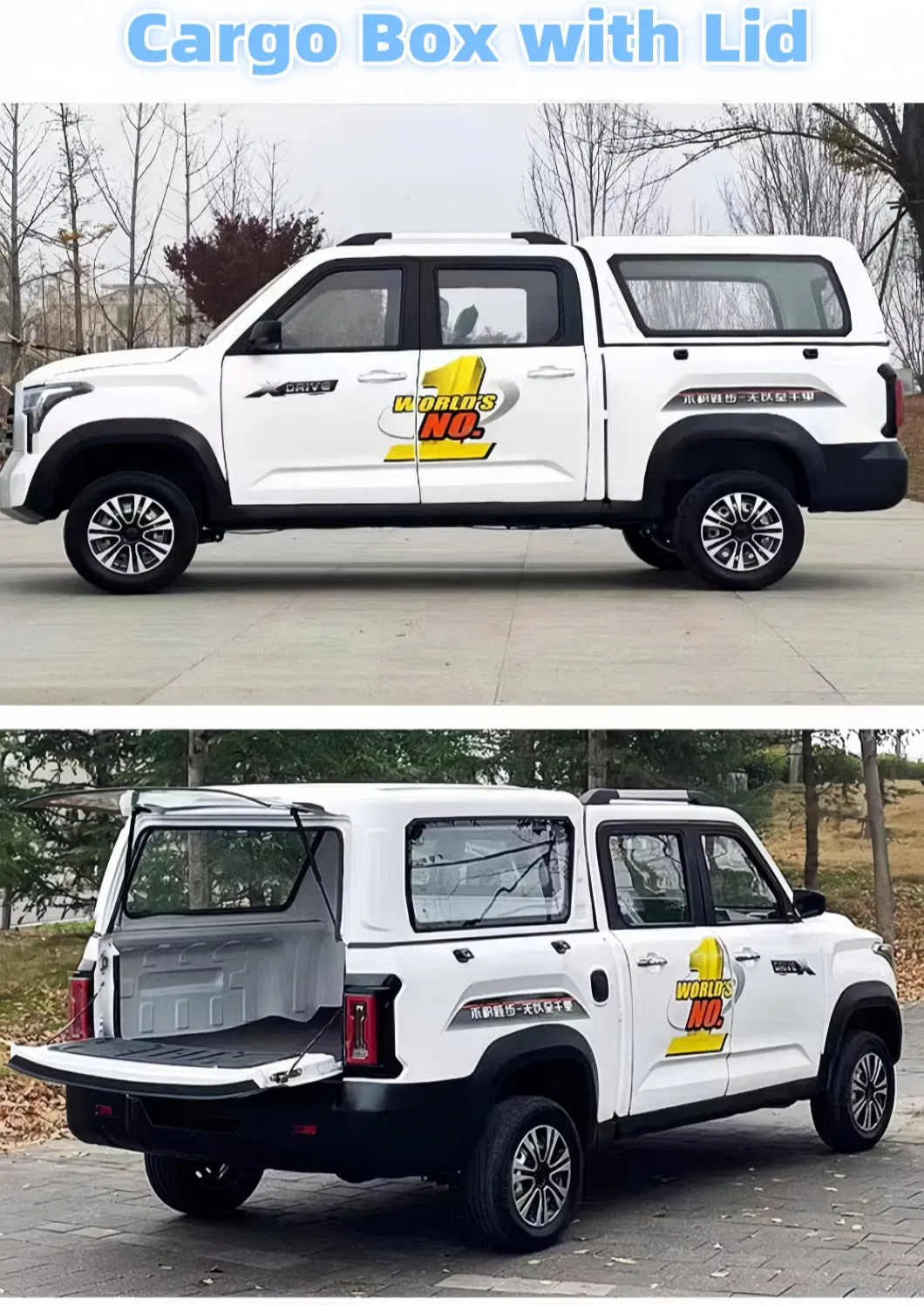 Camionnette électrique tout-terrain SUV haute performance de 4 m de long, transportant des marchandises, véhicule électrique 4 roues de 3500 W pour le transport domestique – Image 6