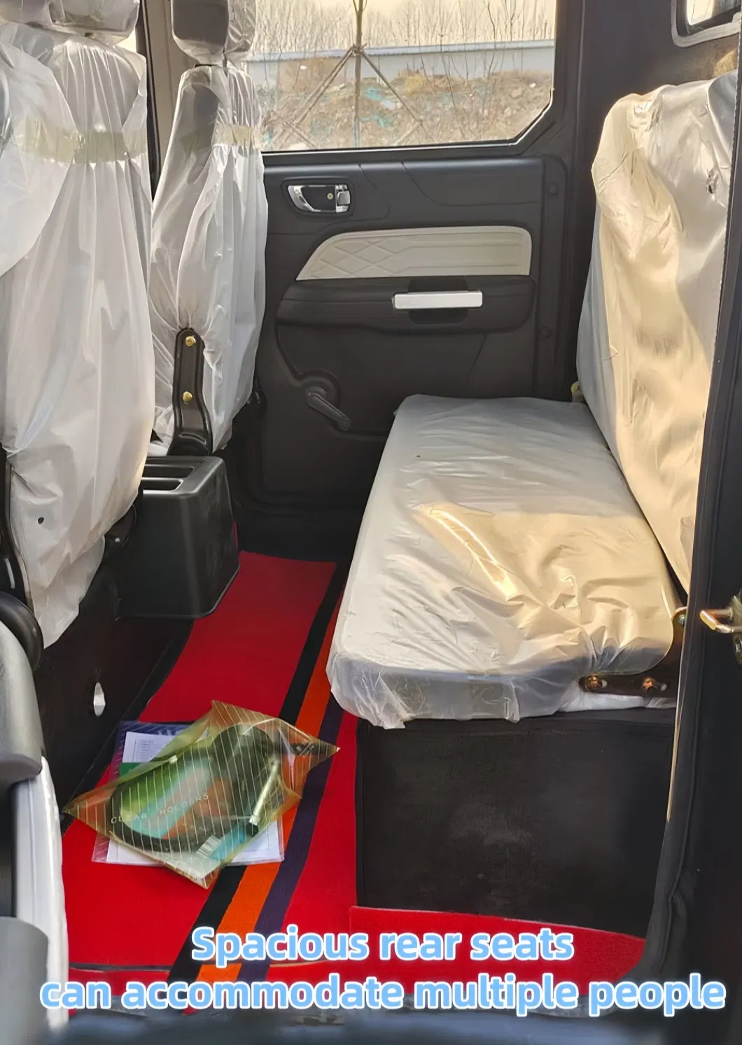Camionnette électrique tout-terrain SUV haute performance de 4 m de long, transportant des marchandises, véhicule électrique 4 roues de 3500 W pour le transport domestique – Image 7