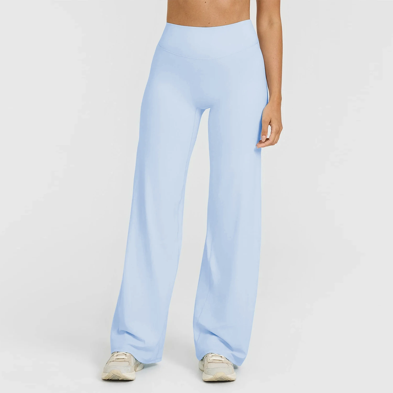 Hearuisavy Women Yoga Straight Pants High Waist Wide Leg Stretch Workout Trousers Comfy Fitness Gym Lounge Flare Sports Leggings – Image 10