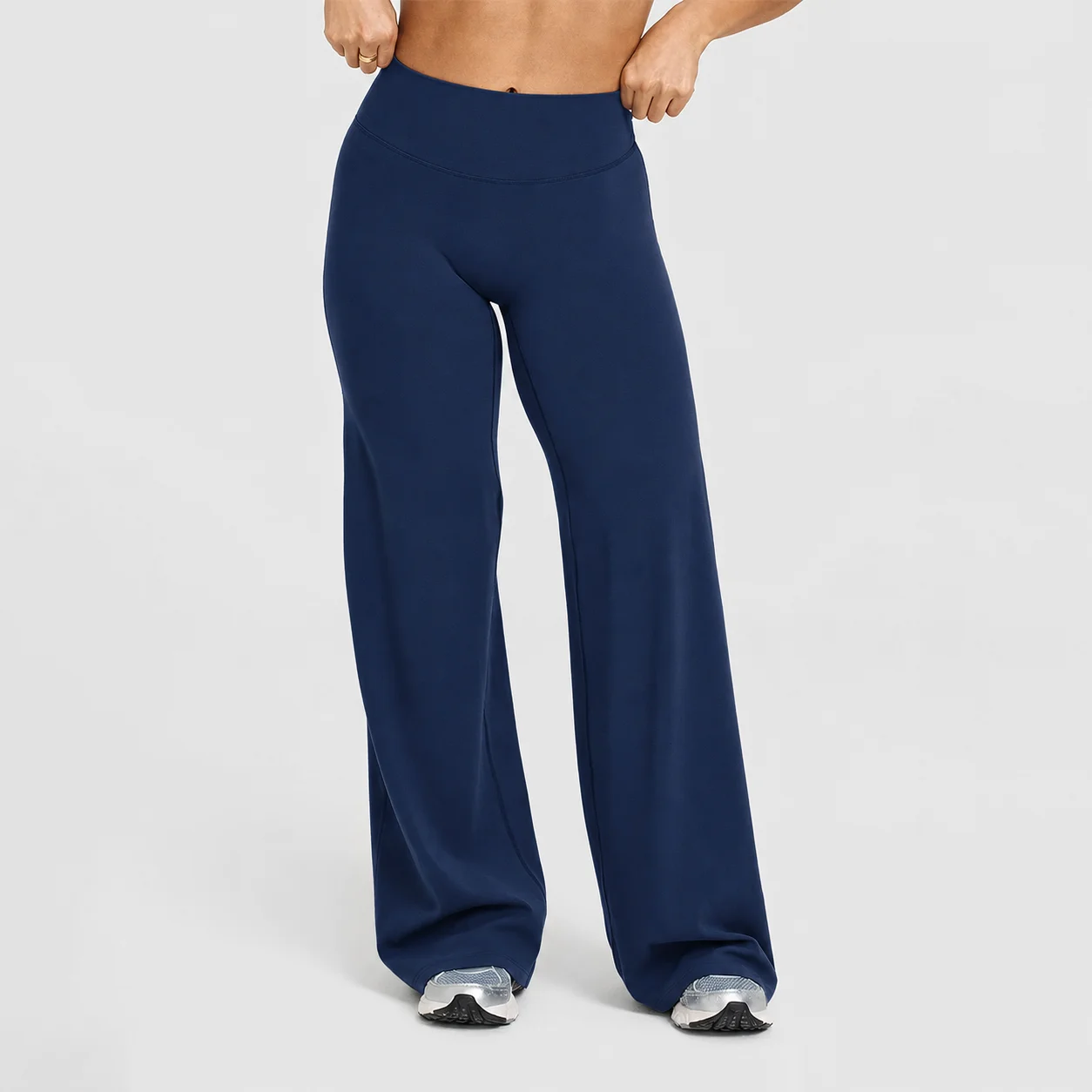 Hearuisavy Women Yoga Straight Pants High Waist Wide Leg Stretch Workout Trousers Comfy Fitness Gym Lounge Flare Sports Leggings – Image 2