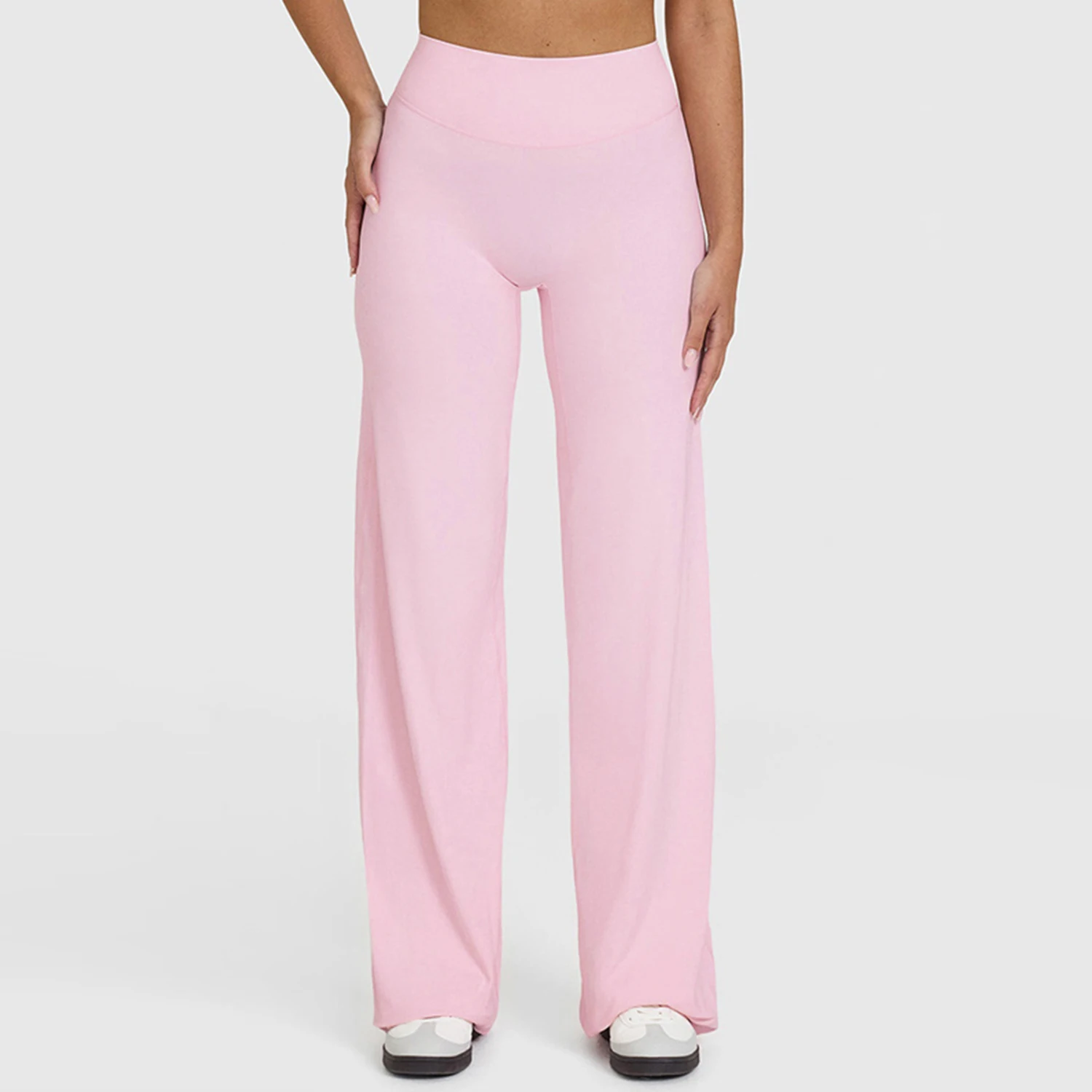 Hearuisavy Women Yoga Straight Pants High Waist Wide Leg Stretch Workout Trousers Comfy Fitness Gym Lounge Flare Sports Leggings – Image 7