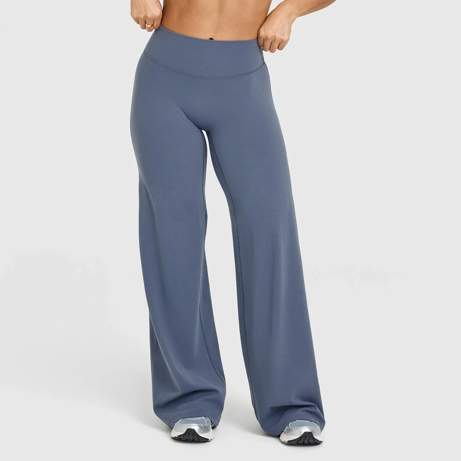 Hearuisavy Women Yoga Straight Pants High Waist Wide Leg Stretch Workout Trousers Comfy Fitness Gym Lounge Flare Sports Leggings – Image 12