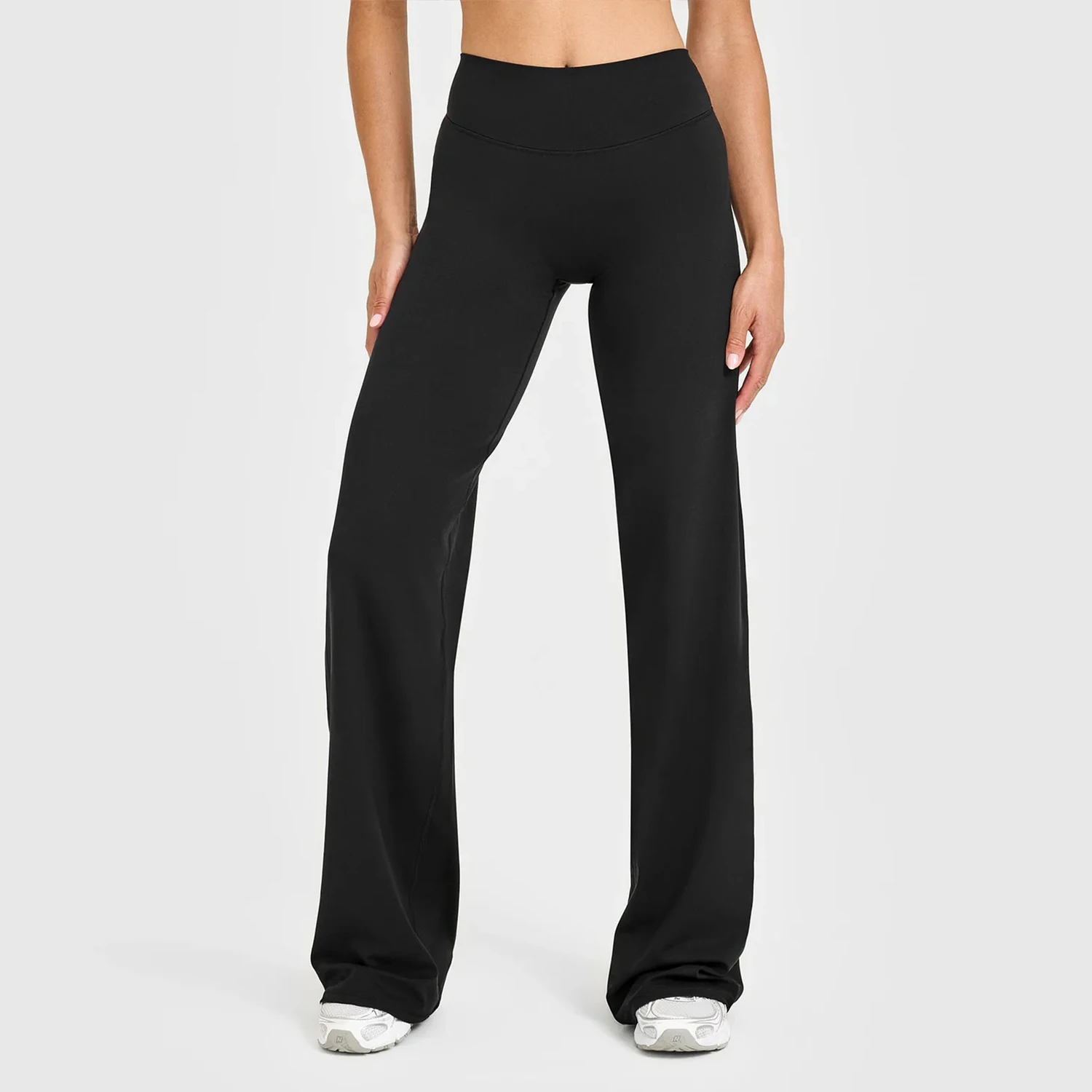 Hearuisavy Women Yoga Straight Pants High Waist Wide Leg Stretch Workout Trousers Comfy Fitness Gym Lounge Flare Sports Leggings – Image 15
