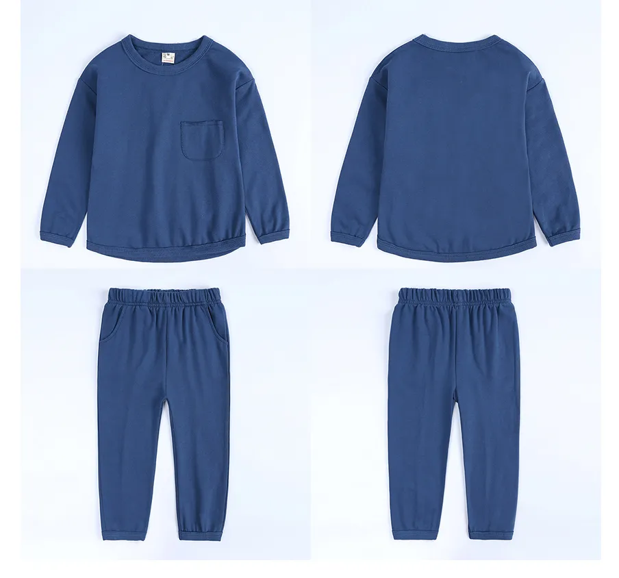 Vêtements pour enfants en gros : vêtements pour bébés, survêtements, sweats, ensembles pantalons, survêtements en coton tendance pour garçons et filles – Image 3