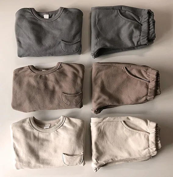 Vêtements pour enfants en gros : vêtements pour bébés, survêtements, sweats, ensembles pantalons, survêtements en coton tendance pour garçons et filles – Image 6