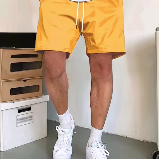 Shorts solides pour hommes, confortables et tendance pour les activités sportives en plein air