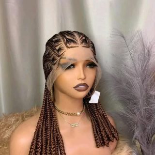 Fournisseurs de perruques tressées sans colle en gros, perruques tressées en cheveux humains à dentelle complète pour femmes, perruques tressées en cheveux humains pour femmes noires